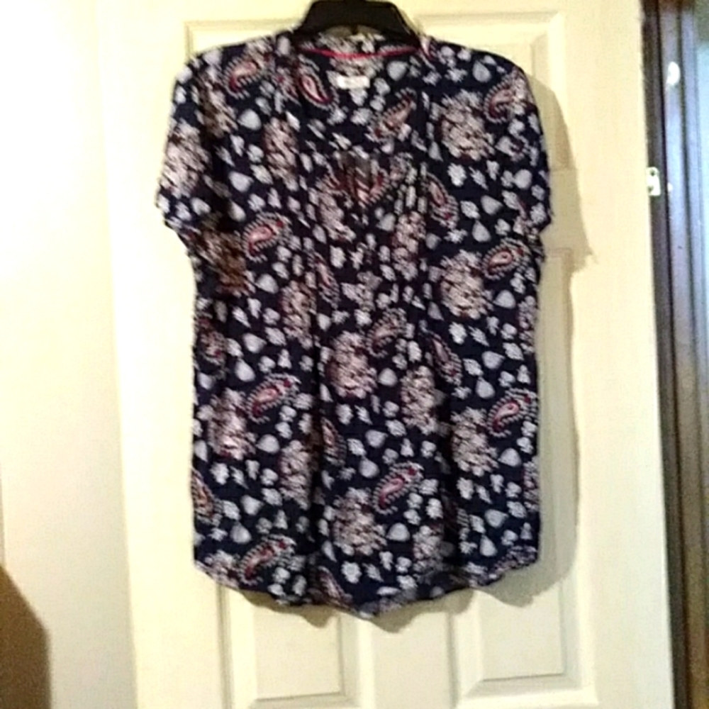 Westport blouse. Red/ white/ blue. Very pretty size XL